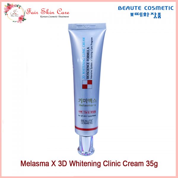 Melasma-X 3D Whitening Clinic Cream 35g New