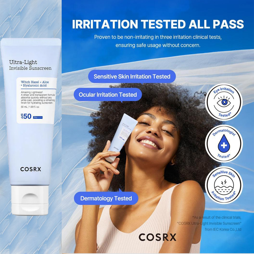 Cosrx_Ultra-Light Invisible Sunscreen spf50+ PA++++